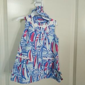 Lilly Pulitzer Red Right Return Minnie dress